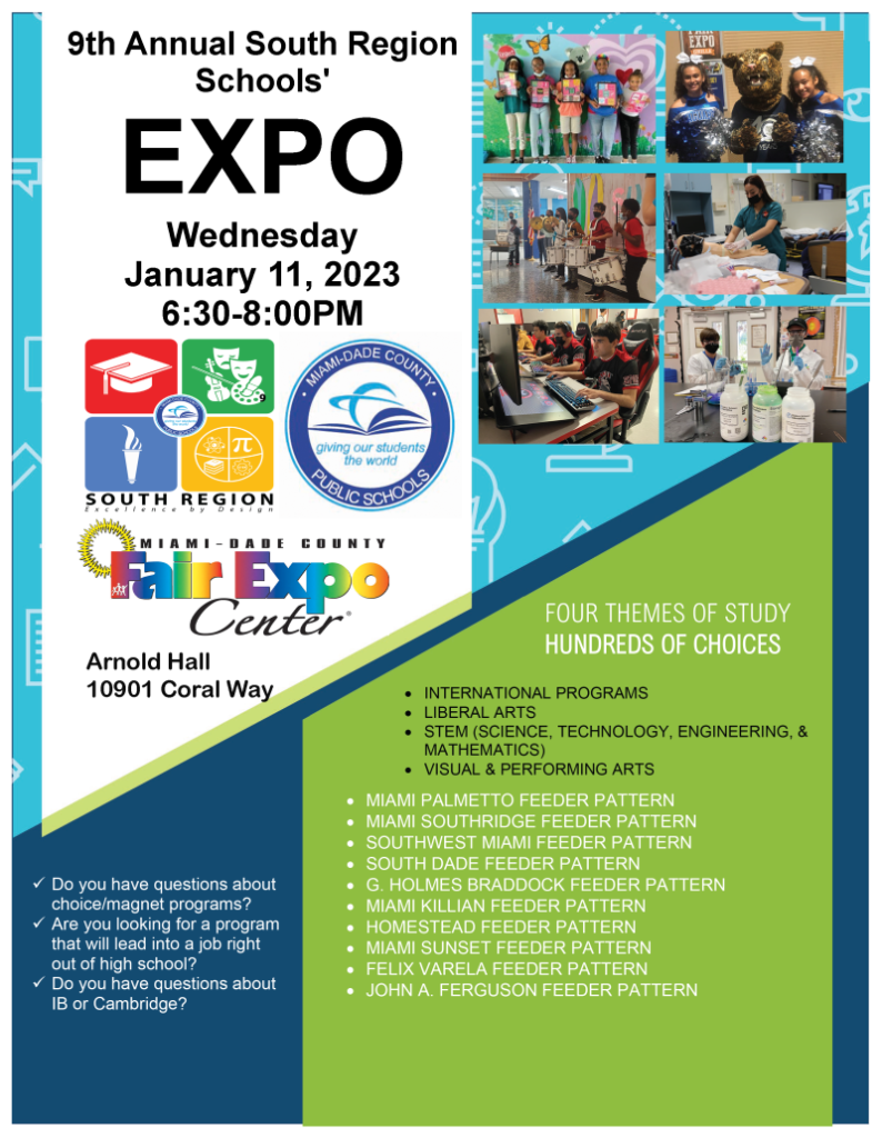 9th Annual South Region Schools' Expo